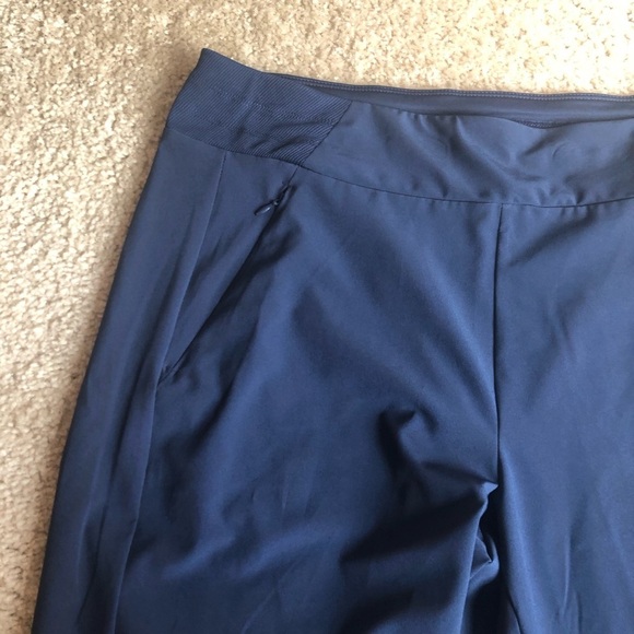 Tommy Hilfiger Sport Navy Blue capri pants size medium pull on sweats comfy - Picture 4 of 7